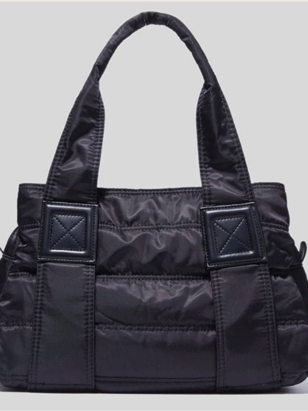 New BLACK Quilted Puffer Bag - Women's Everyday Shoulder Bag